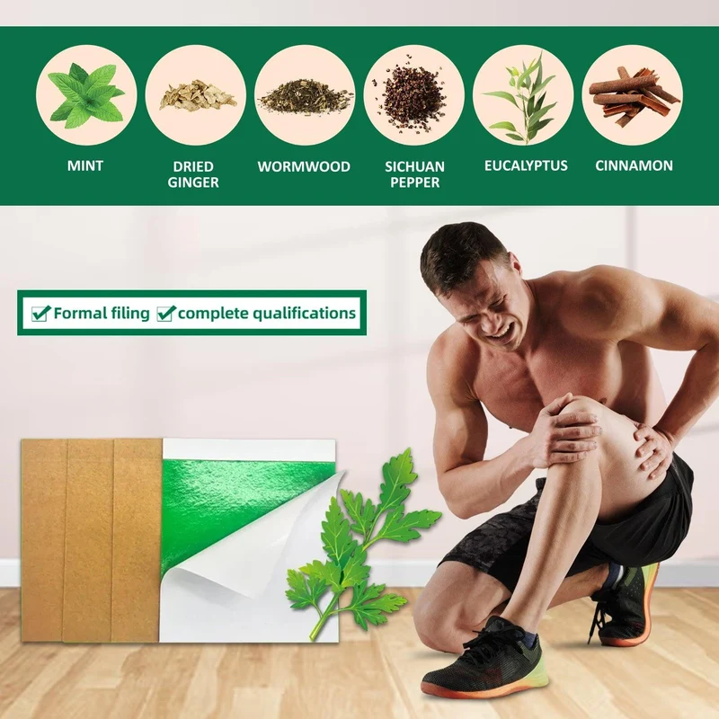 ReliefPatch Flex | Set da 180 pezzi con cerotti analgesici per articolazioni con pad di erbe
