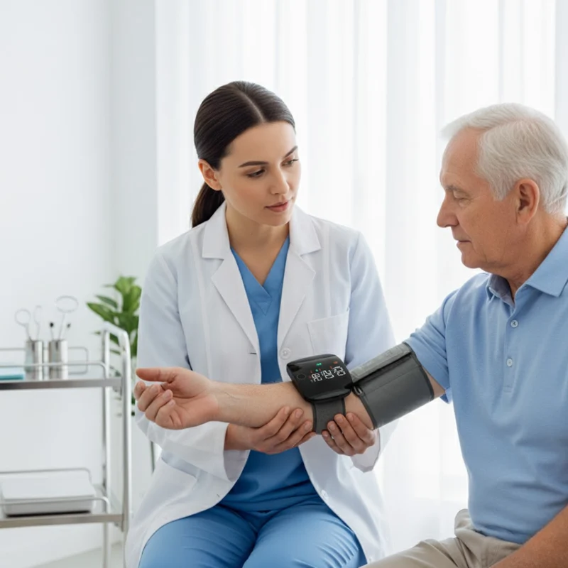 HealthPro | Misuratore di Pressione al Polso a LED