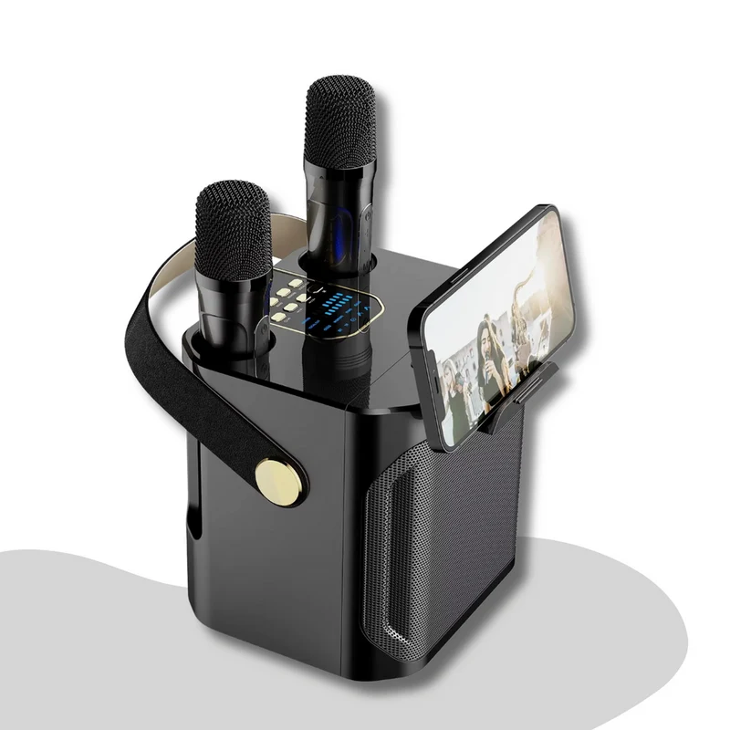 SoundBliss – Altoparlante karaoke portatile con audio immersivo e microfoni wireless