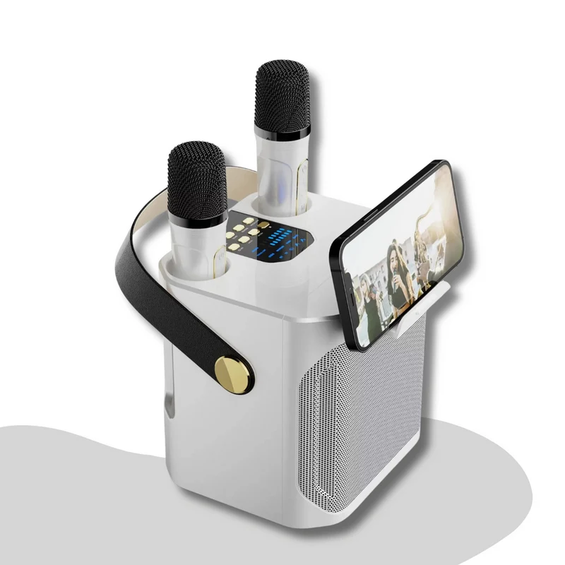 SoundBliss – Altoparlante karaoke portatile con audio immersivo e microfoni wireless
