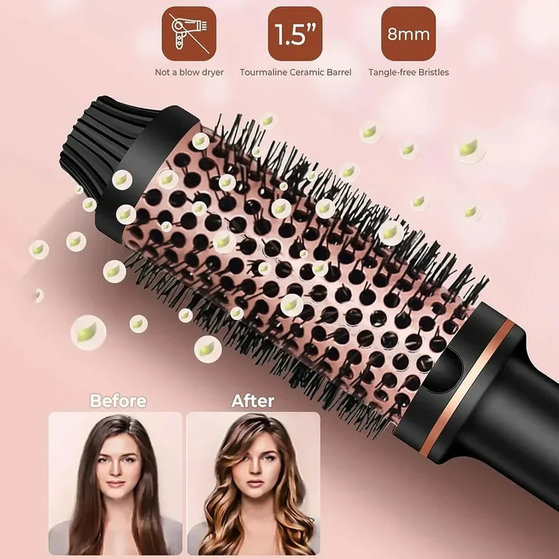 Stylique 3-in-1 Piastra per Capelli e Ferro Arricciacapelli | Lisciatura, Onde, Volume | Spazzola Anti-Ustione