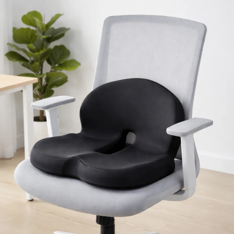 Cuscino da Sedia – Forma Ergonomica con Schiuma Memory Traspirante e Fondo Antiscivolo