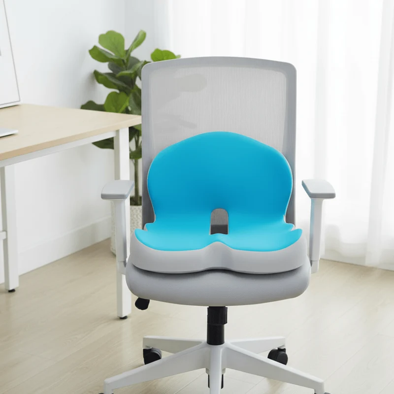 Cuscino da Sedia – Forma Ergonomica con Schiuma Memory Traspirante e Fondo Antiscivolo