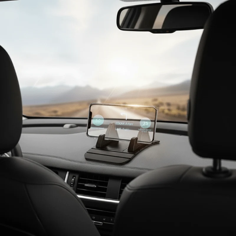 Supporto per Smartphone per Auto Antiscivolo – Ottima Stabilità, Compatto e Lavabile