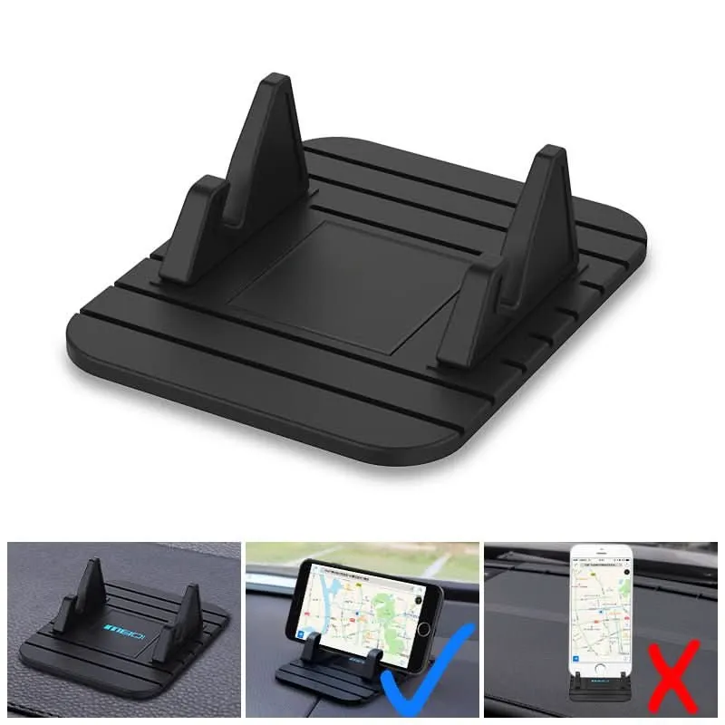 Supporto per Smartphone per Auto Antiscivolo – Ottima Stabilità, Compatto e Lavabile