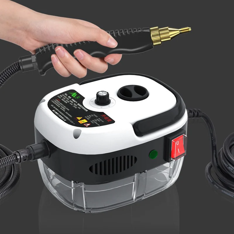 Pulitore a vapore ad alta pressione – Potenza di 2500W e 6 livelli di vapore