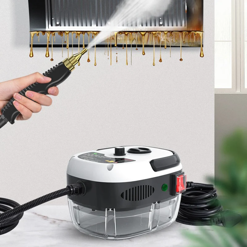 Pulitore a vapore ad alta pressione – Potenza di 2500W e 6 livelli di vapore