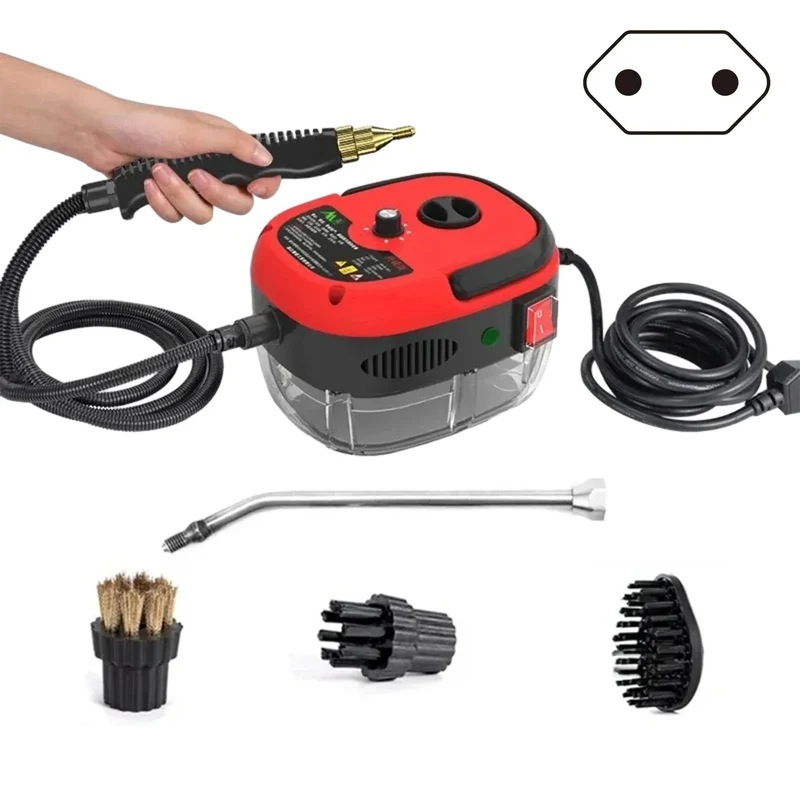 Pulitore a vapore ad alta pressione – Potenza di 2500W e 6 livelli di vapore