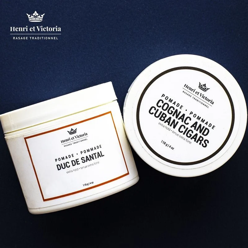 Pommade modelante "Duc de Santal" - Tenue extra forte (114g/4.0oz)