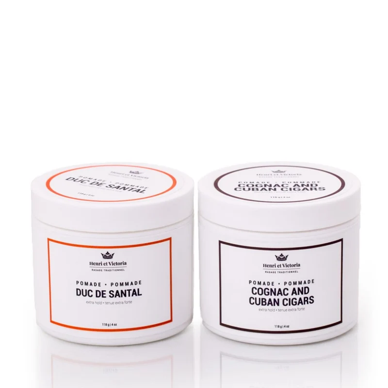 Pommade modelante "Cognac and Cuban Cigars" - Tenue extra forte (114g/4.0oz)