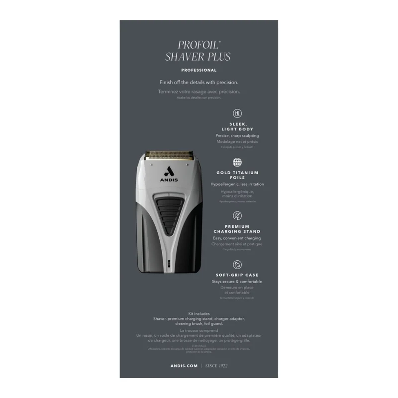 Rasoir "ProFoil Lithium Plus Titanium Foil Shaver" #17200