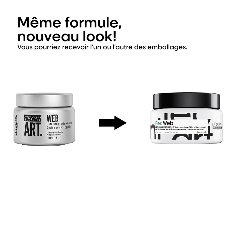 Pâte sculptante et évolutive "Tecni.Art Web" - Pâte fibreuse à tenue ferme (150ml/5.1oz)