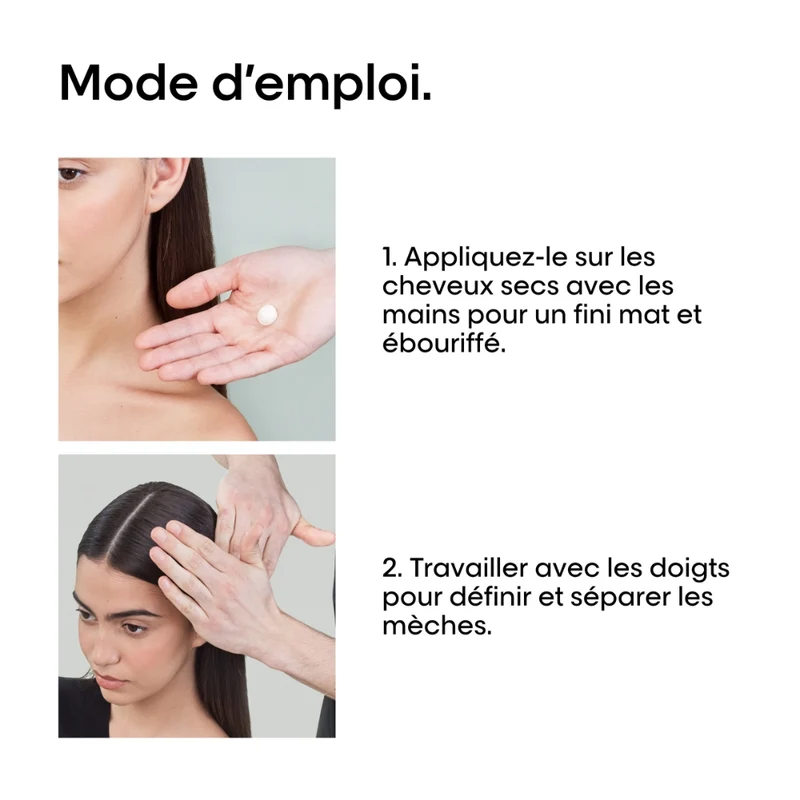 Pâte déstructurante effet brut "Tecni.Art Depolish" - Tenue ferme (100ml/3.38oz)