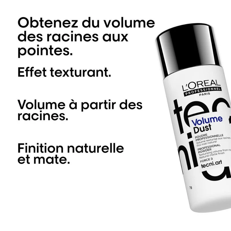 Poudre volume professionnel "Tecni.Art Volume Dust" - Volume texturisé aux racines et fini mat naturel (7.0g/0.25oz)