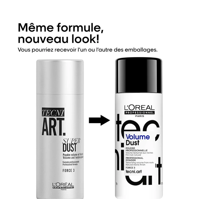 Poudre volume professionnel "Tecni.Art Volume Dust" - Volume texturisé aux racines et fini mat naturel (7.0g/0.25oz)