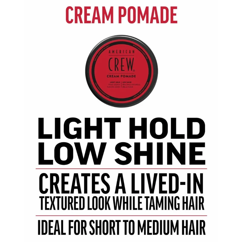 Crème coiffante "Cream Pomade" - Tenue et brillance légère (85g/3.0oz)