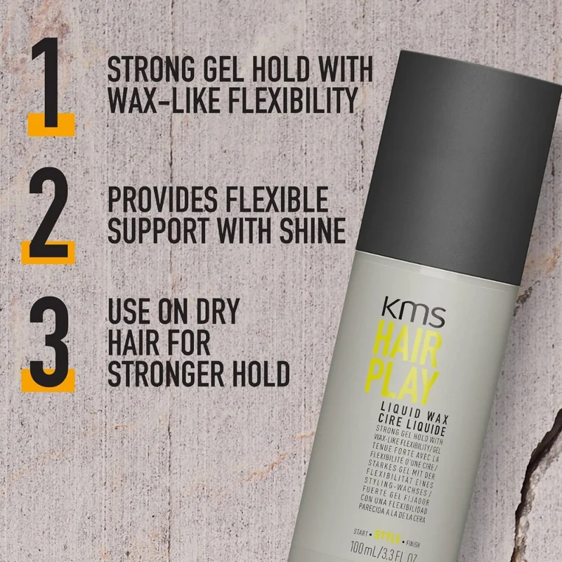 Cire liquide "HairPlay Liquid Wax" - La tenue forte d'un gel avec la flexibilité d'une cire (100ml/3.3oz)