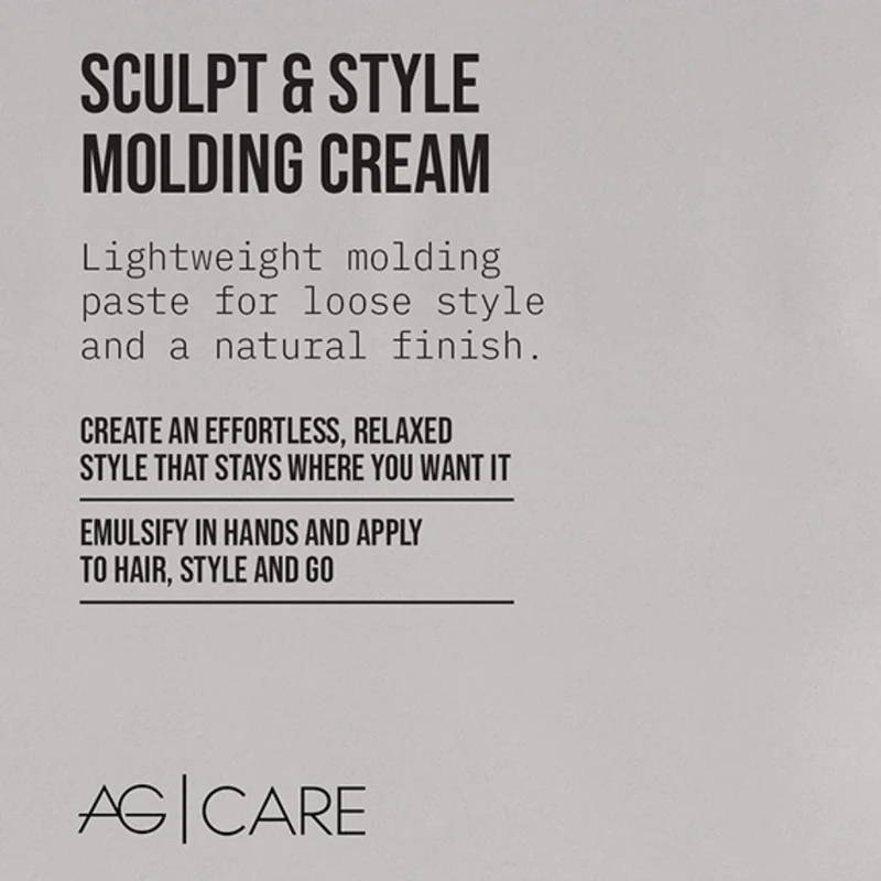 Crème modelante "Molding Cream" - Tenue durable, brillance lustré (75ml/2.5oz)