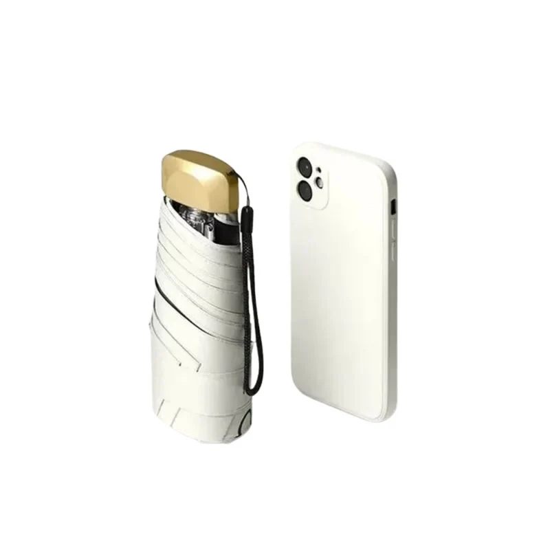 PocketShield – Mini Ombrello con Protezione UV, Leggero e Resistente al Vento