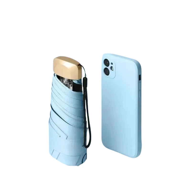 PocketShield – Mini Ombrello con Protezione UV, Leggero e Resistente al Vento