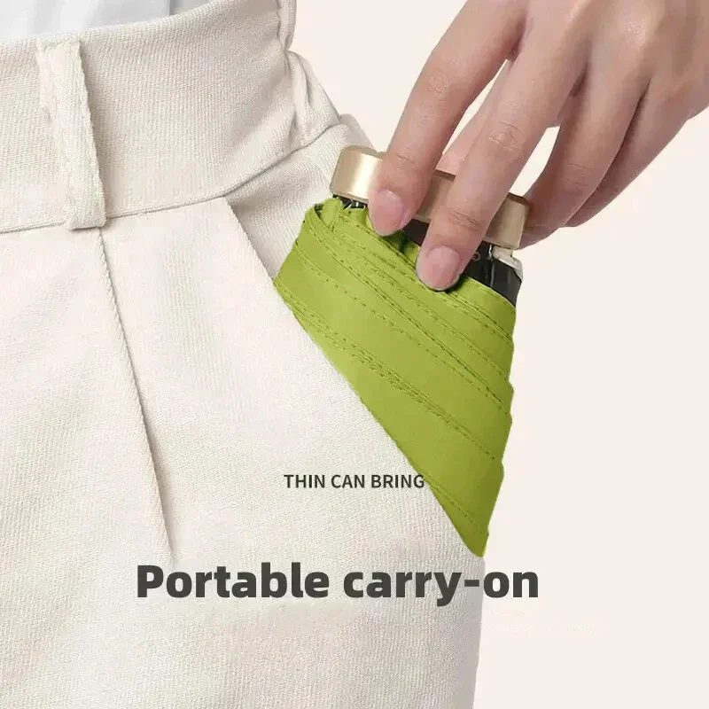 PocketShield – Mini Ombrello con Protezione UV, Leggero e Resistente al Vento