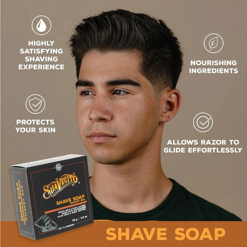 Savon à raser "Premium Blends Shave Soap" - Whisky bar (99g/3.5oz)