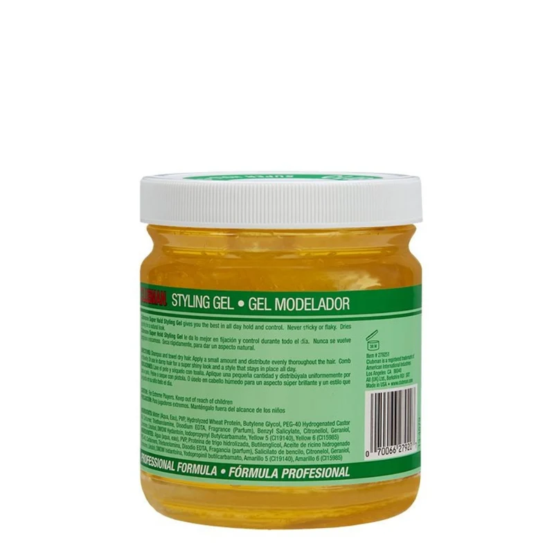 Gel coiffant "Super Hold" - Tenue très forte (453g/16.0oz)