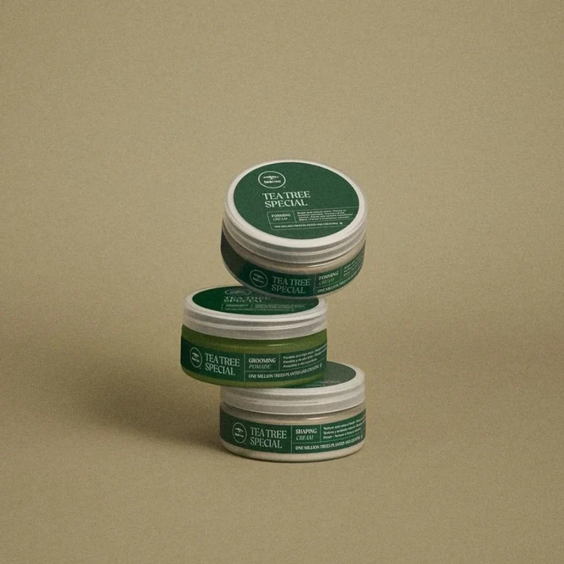 Crème a façonner "Shaping Creme Tea Tree" - Texture flexible et forte (85g/3.0oz)