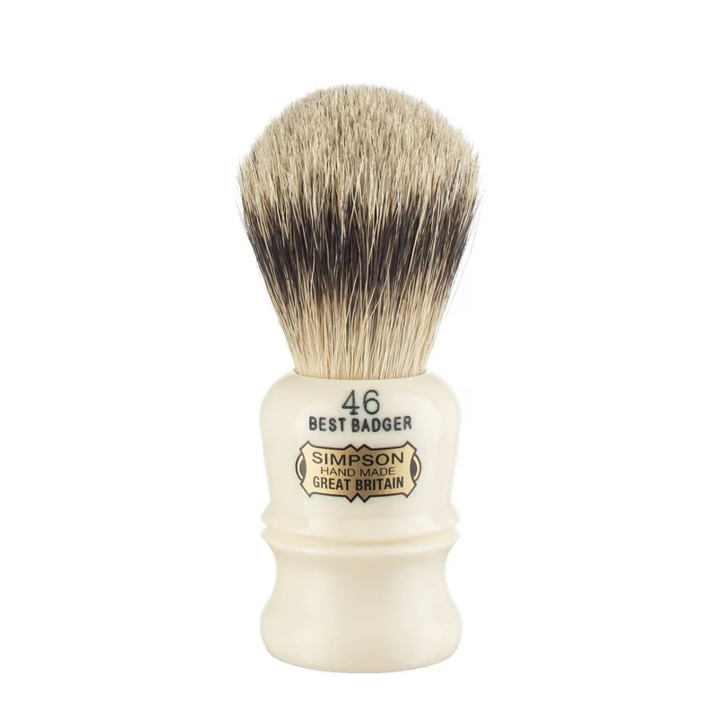 Blaireau - Berkeley 46 "Best Badger" Ivoire - Petit (19mm/0.74")