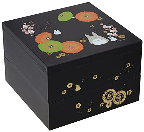Skater My Neighbor Totoro 2-Tier Bento Box NLW15 Made in Japan