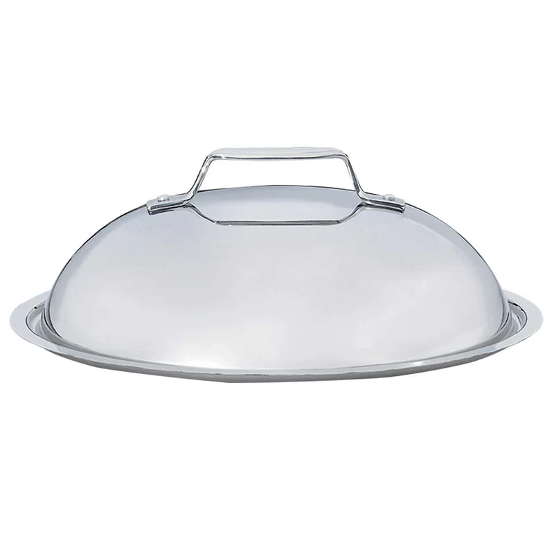Wok en Acier Inoxydable de 3 Pièces