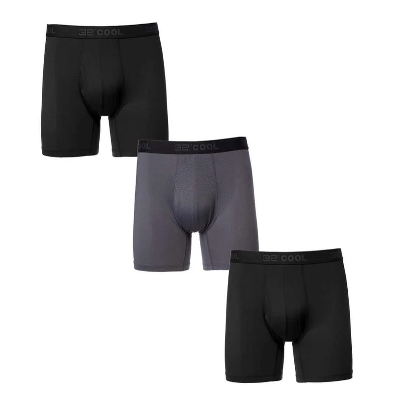 32°COOL - Paquet de 3 Caleçons Boxeurs Ajustés
