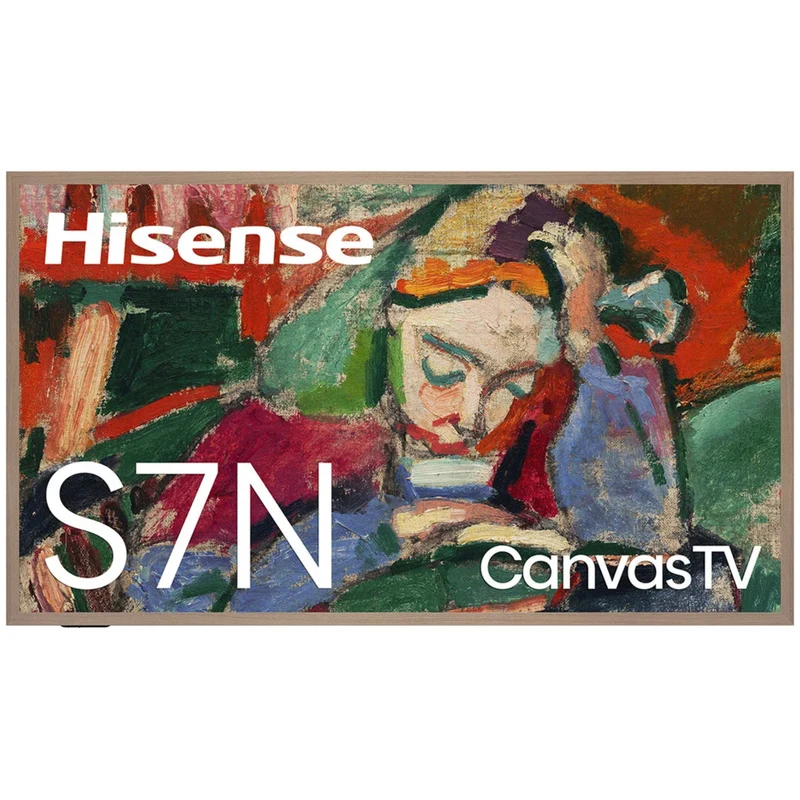 HISENSE - Téléviseur Intelligent QLED 4K UHD Canvas S7N de 55 po *Boite Ouverte*