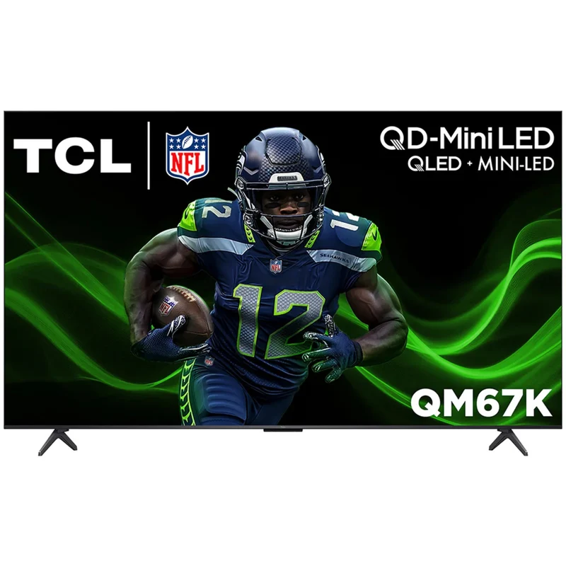 TCL - Téléviseur Intelligent QD-Mini LED 4K UHD QM67K de 55 po *Boite Ouverte*