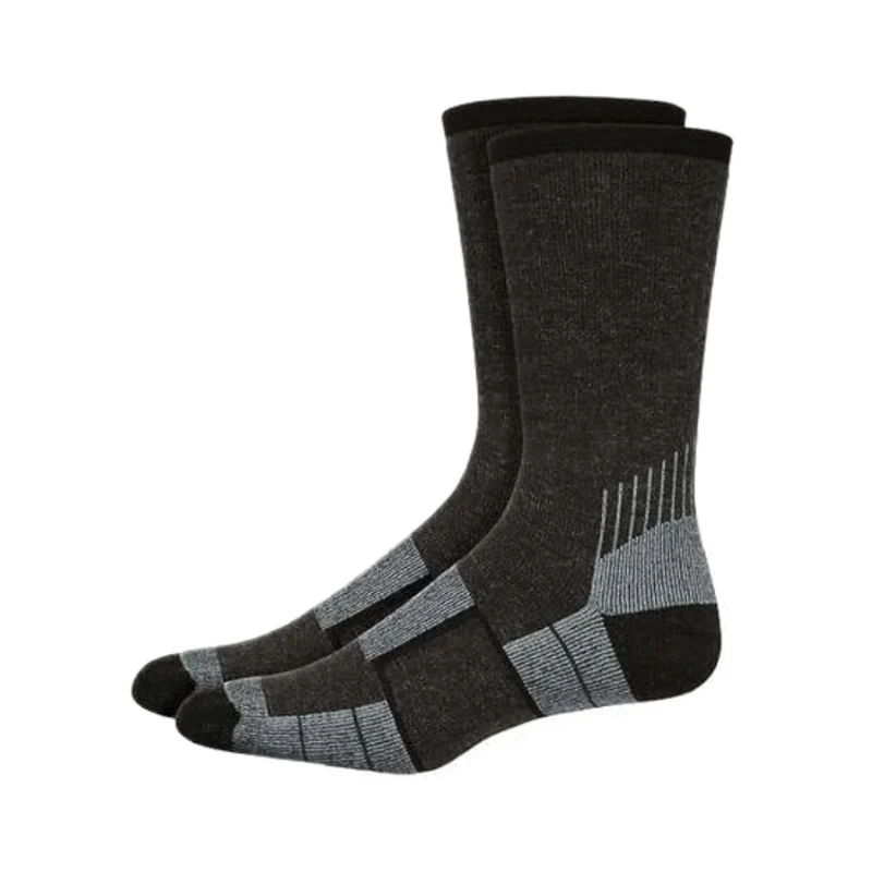 KIRKLAND SIGNATURE - Paquet de 4 Paires de Chaussettes Entièrement Coussinées en Mélange de Laine de Mérinos
