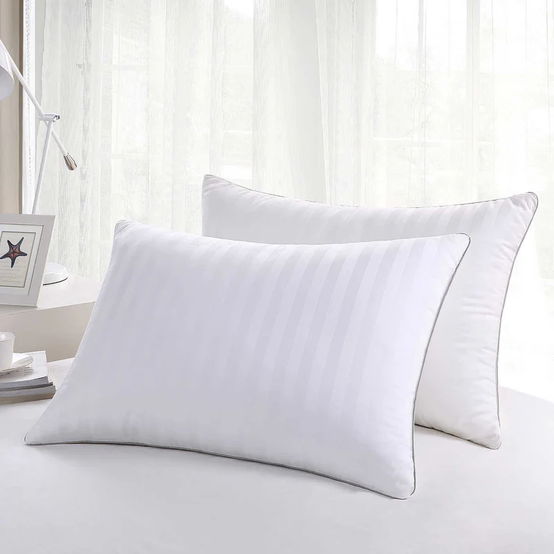 MARTHA STEWART - Ensemble de 2 Oreillers de Plumes et de Duvet