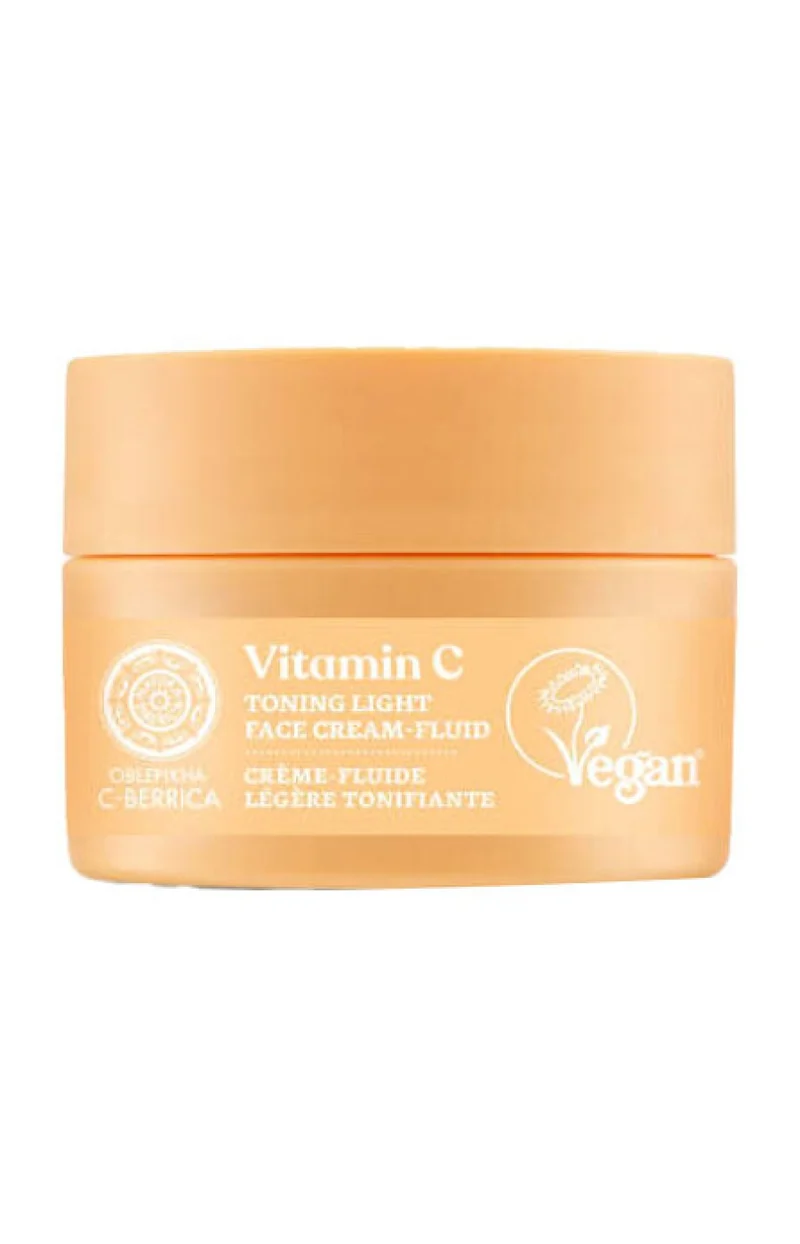 Crème fluide légère tonifiante vegan - Vitamine C - Visage