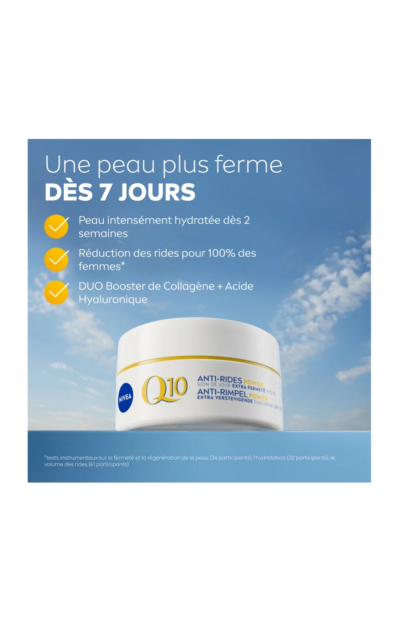 Crème de jour anti-rides SPF15 - Extra Fermeté - 50ml