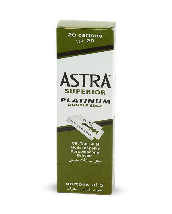 Astra Double Edge Blades Green (Pack of 100)