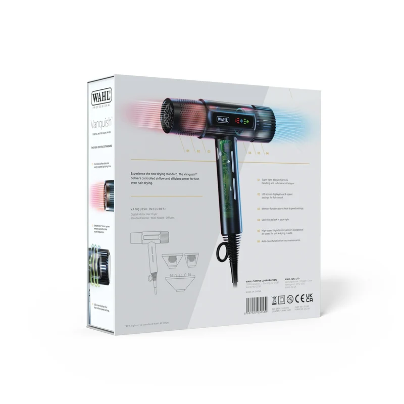 Séchoir à cheveux, Wahl Vanquish