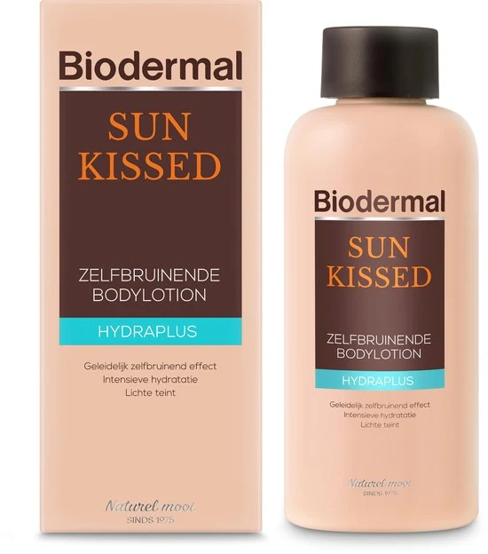 Biodermal Self Tan Sun Kissed body lotion - Zelfbruinende lotion voor lichaam en gezicht - 200ml