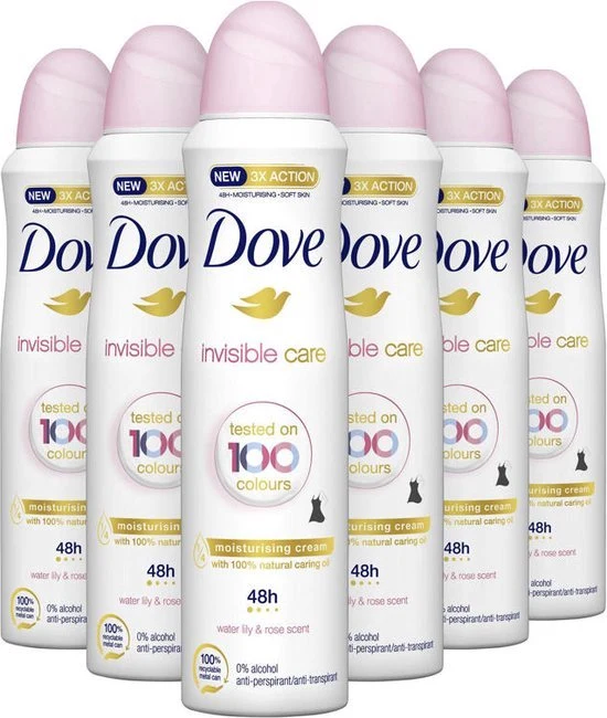 Dove Invisible Care Floral Touch Deo spray 6 x 150 ml