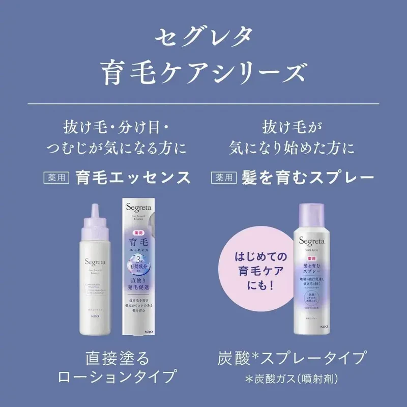 Segreta Hair Growth Essence Lotion for Hair Loss 150 ml Japan