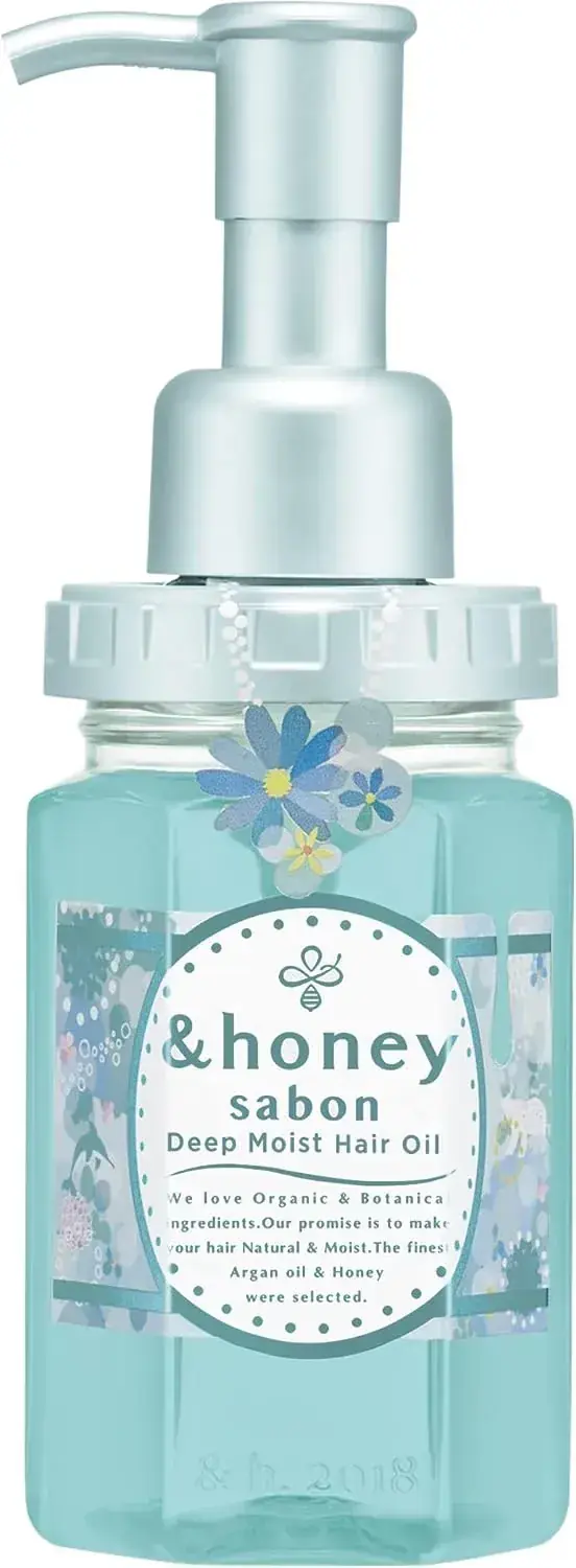 &Honey Deep Moisture Hair Oil Sakura Cherry 3.38 fl oz 100 ml