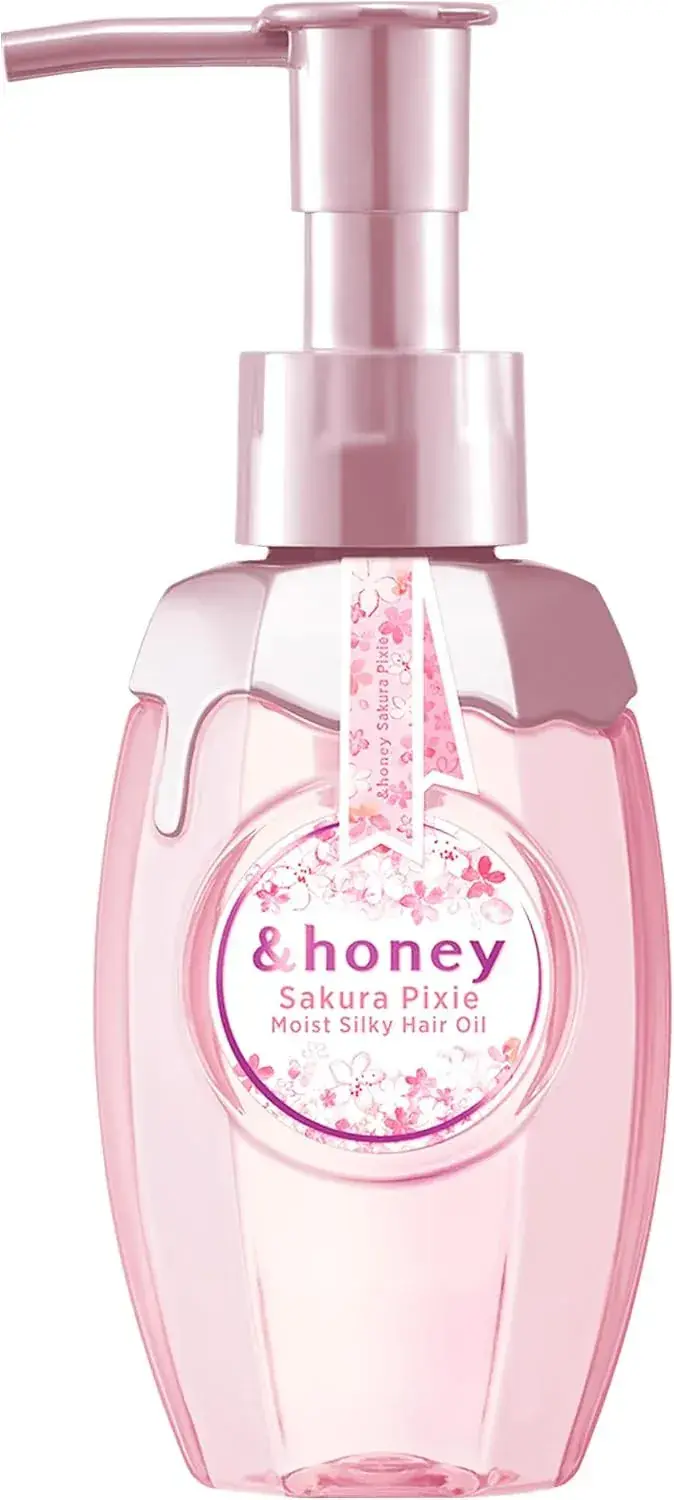 &Honey Deep Moisture Hair Oil Sakura Cherry 3.38 fl oz 100 ml