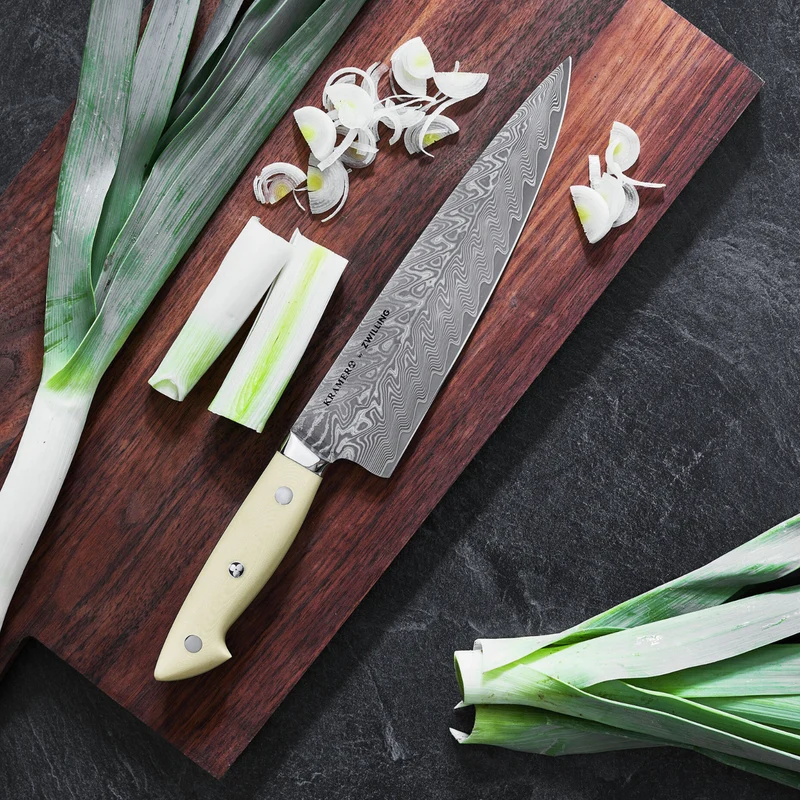 KRAMER BY ZWILLING - Couteau de Chef de 8 po Bob Kramer Cumulus