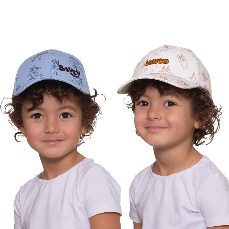 BLUEY - Ensemble de 2 Casquettes pour Enfant