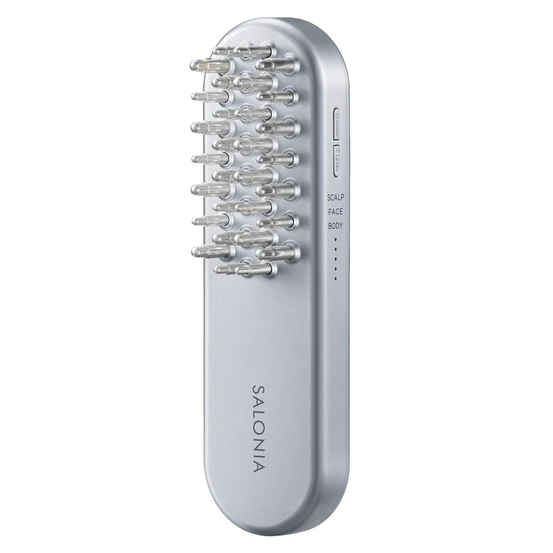 SALONIA EMS Lift Brush Silver SAL22206SL DC3.7V