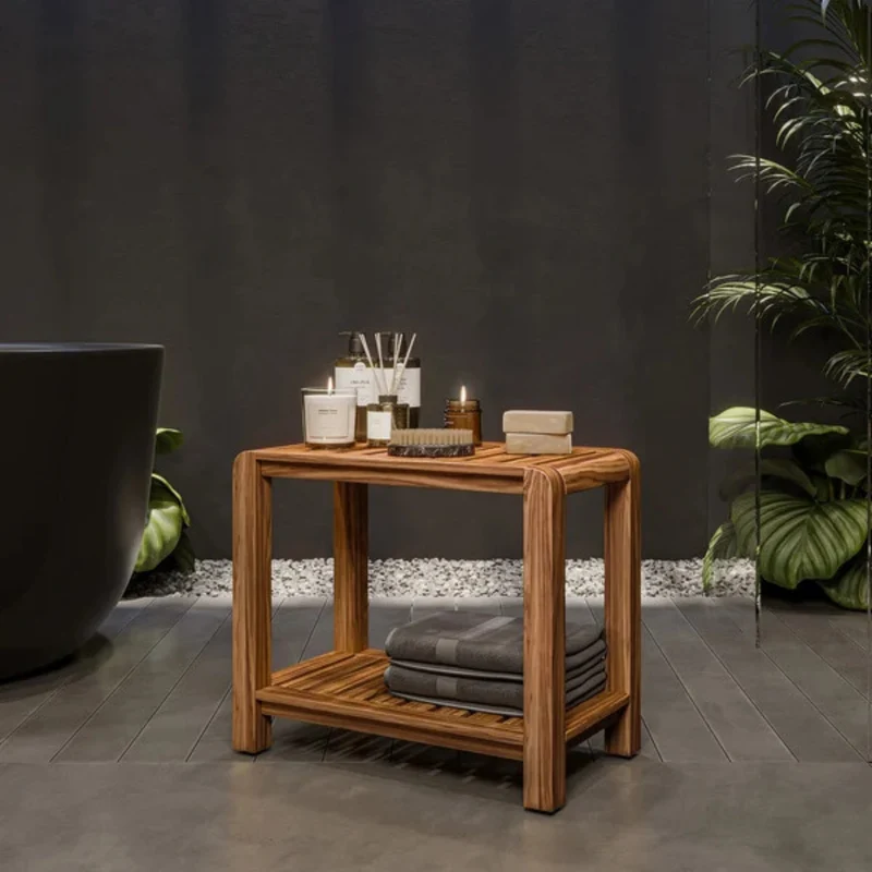 TEAK HAUS - Banc de Douche