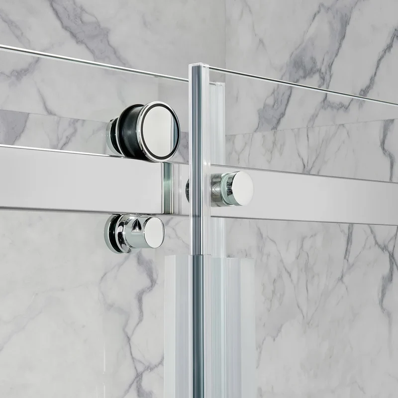 OVE - Ensemble de Porte et Base de Douche Elias *Boite Ouverte*